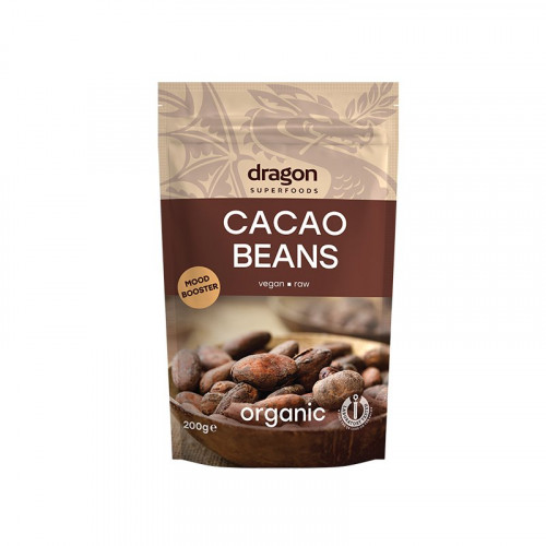 Boabe de cacao intregi bio 200g DS Boabe de cacao intregi bio 200g DS