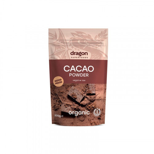 Cacao pudra organica raw 200g DS