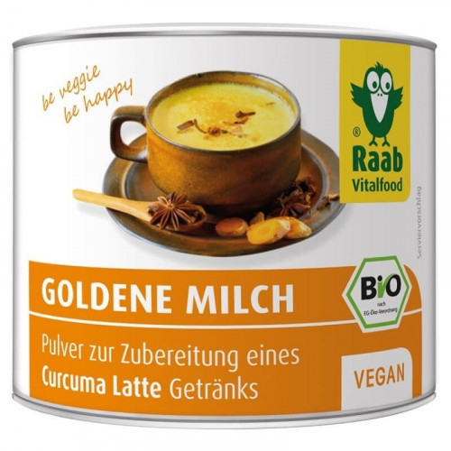 Golden Milk bio 70g (bautura instant cu turmeric) RAAB Golden Milk bio 70g (bautura instant cu turmeric) RAAB