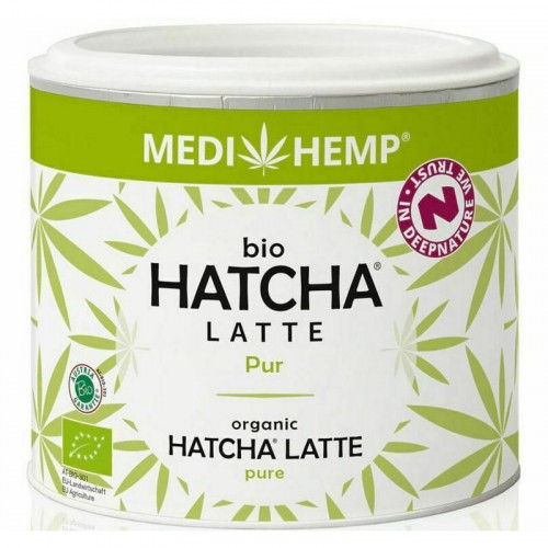 Hatcha latte pur, bio, 45g Medihemp Hatcha latte pur, bio, 45g Medihemp