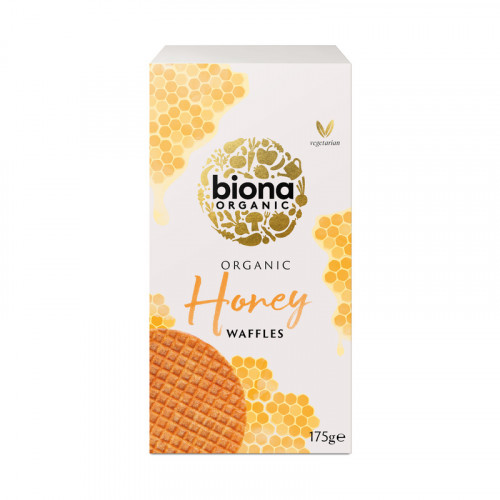 Vafe cu miere bio 175g Biona