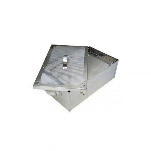 Topitor solar pentru ceara din inox 62.5 x 36 x 21.5 (h) cm Topitor solar pentru ceara din inox 62.5 x 36 x 21.5 (h) cm