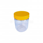 Borcan miere 0.2 kg rotund, din plastic (set 50 buc)