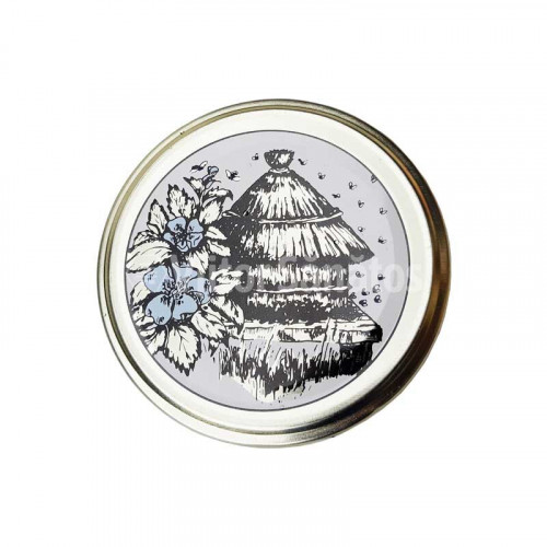 Capac borcan TB 82 model stup primitiv argintiu (100 buc)