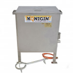 Topitor de ceara cu aburi, cu arzator de gaz, 16 rame Konigin 