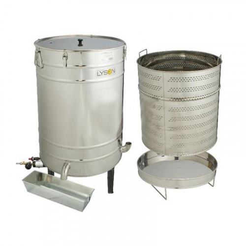 Topitor de ceara cu arzator si cos de aburi 200 litri