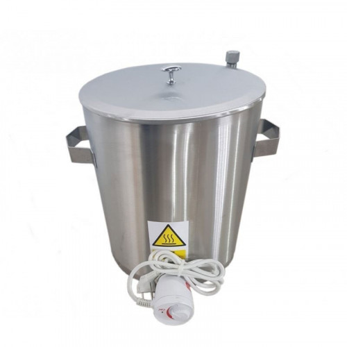 Topitor de ceara cu pereti incalziti si capac izolat, rotund Topitor de ceara cu pereti incalziti si capac izolat, rotund