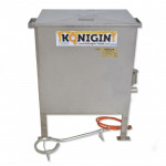 Topitor de ceara cu aburi, cu arzator de gaz, 12 rame Konigin 