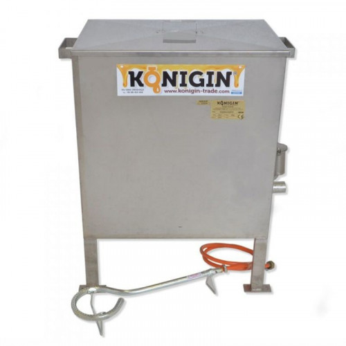 Topitor de ceara cu aburi, cu arzator de gaz, 12 rame Konigin 