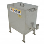 Topitor de ceara cu aburi, cu arzator de gaz, 12 rame Konigin 