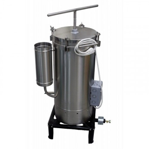 Topitor de ceara cu aburi, incalzit cu arzator gaz si electric