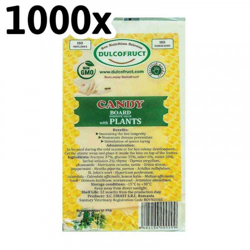 Turta Dulcofruct cu extract de plante 1 kg (1000 buc) Turta Dulcofruct cu extract de plante 1 kg (1000 buc)