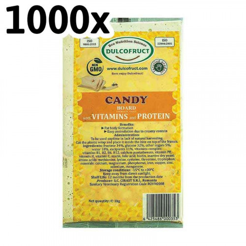 Turta Dulcofruct cu vitamine si proteine 1 kg (1000 buc)