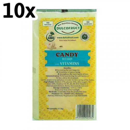 Turta Dulcofruct cu vitamine 1 kg (10 buc)