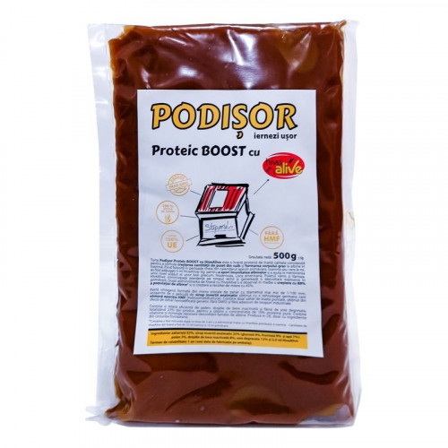 Turta Podisor Proteic Boost cu Hive Alive 500g (buc)